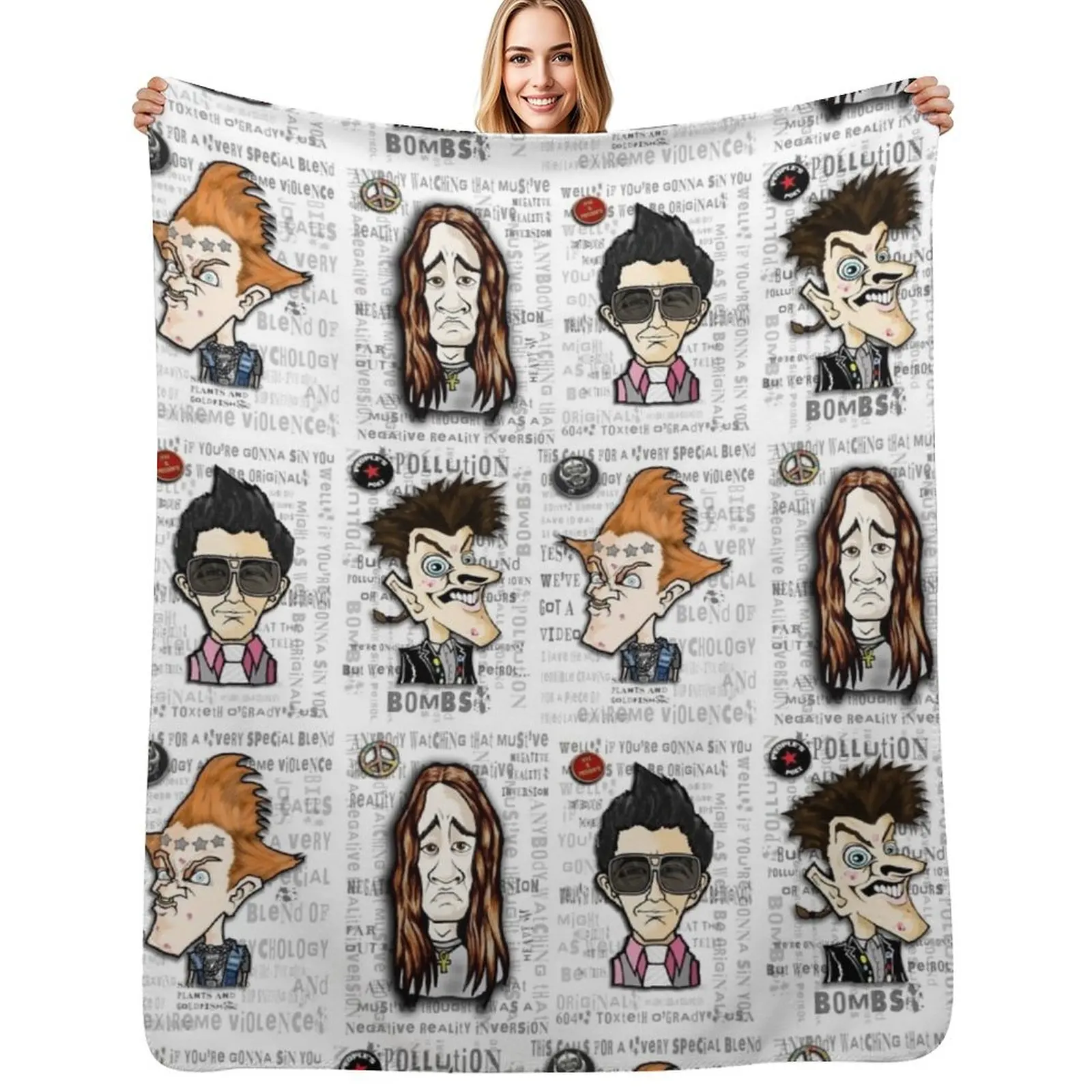The Young Ones Quotes Throw Blanket Blankets For Bed Personalized Gift Extra Large Throw Hairys Tourist Fashion Sofas Blankets
