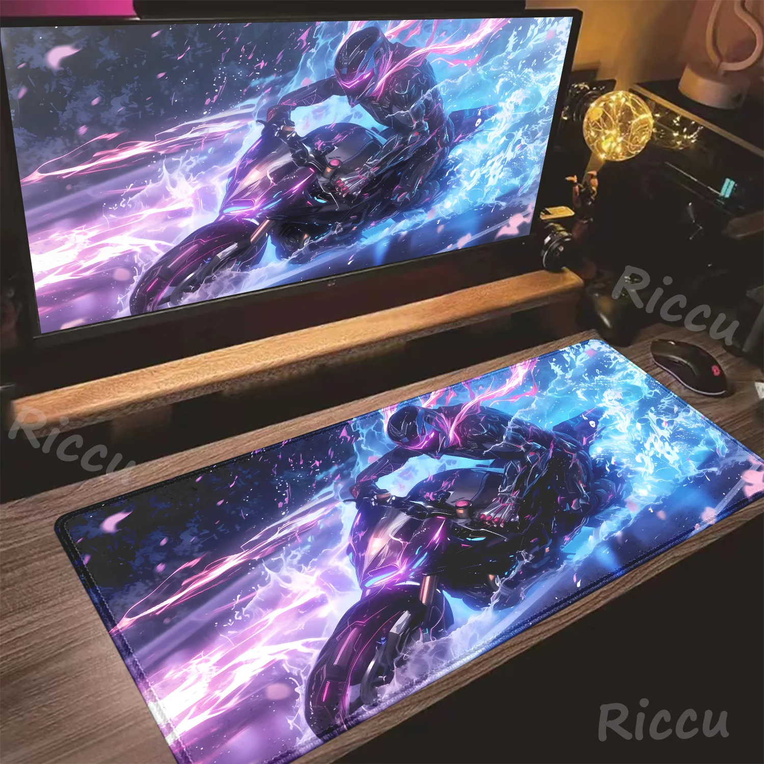 

Gamer Xxl Large Anime Mech motorcycle Mouse Pad Gaming Mousepad Deskmat Desk Protector Keyboard Mat Pc Accessories Mats Mause