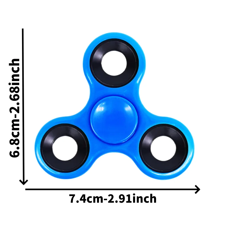 Fidget Spinner, Spinner Trójsłupkowy, Zabawki Palcowe, Spinner Palcowy Antystresowy i Edukacyjny, Kreatywne Zabawki, Spinner Obrotowy