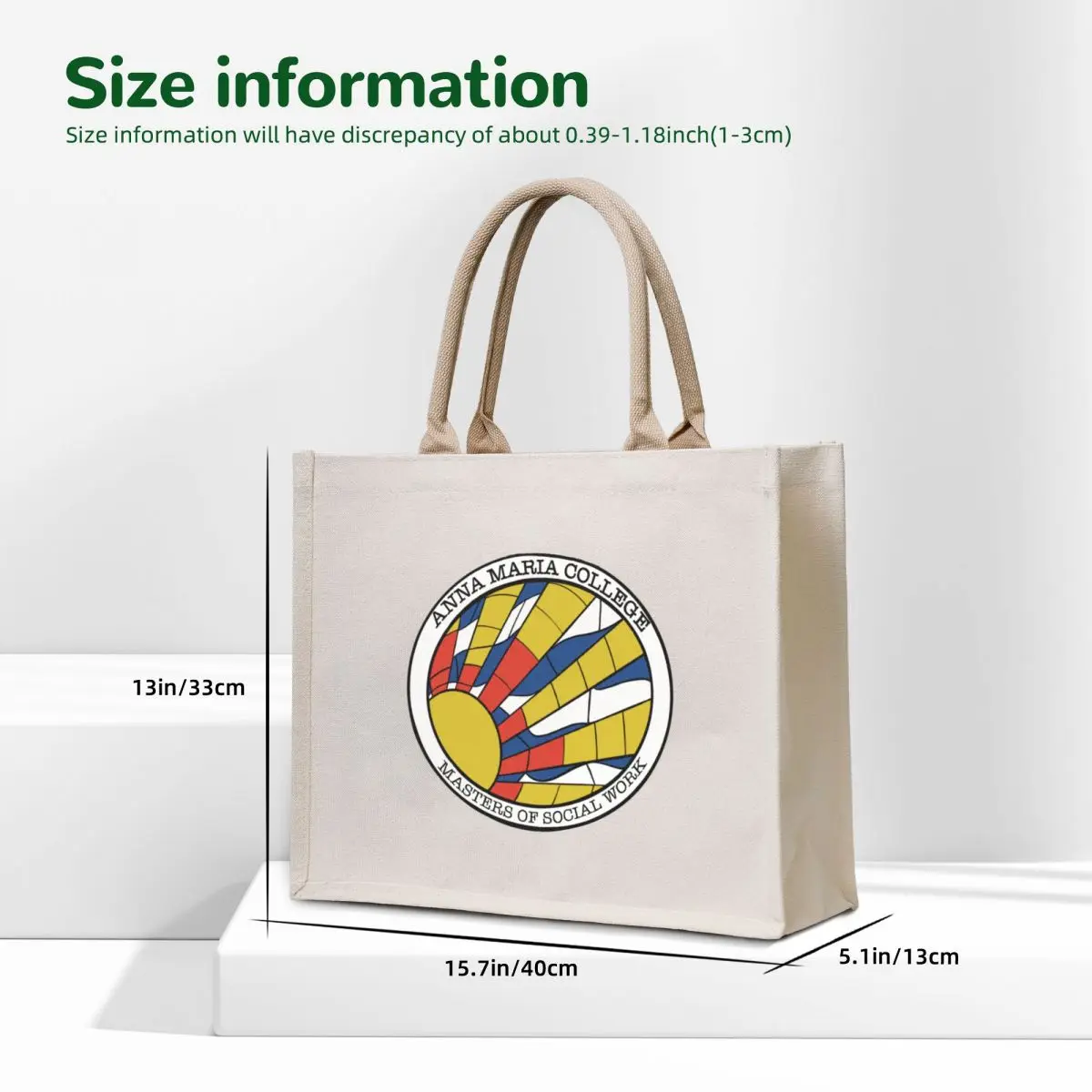 Anna Maria MSW Tote Bag Lady bag shopping bags foldable tote bag university