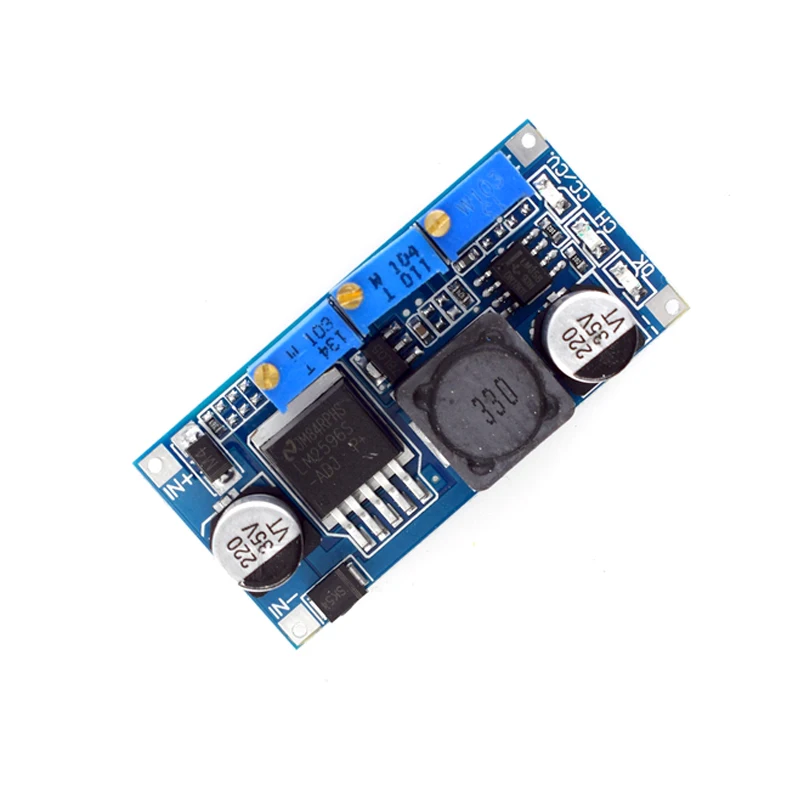 LM2596 Blue Constant Current Constant Voltage LED Driver Lithium Ion Battery Charging Power Module High Efficiency Low Heat