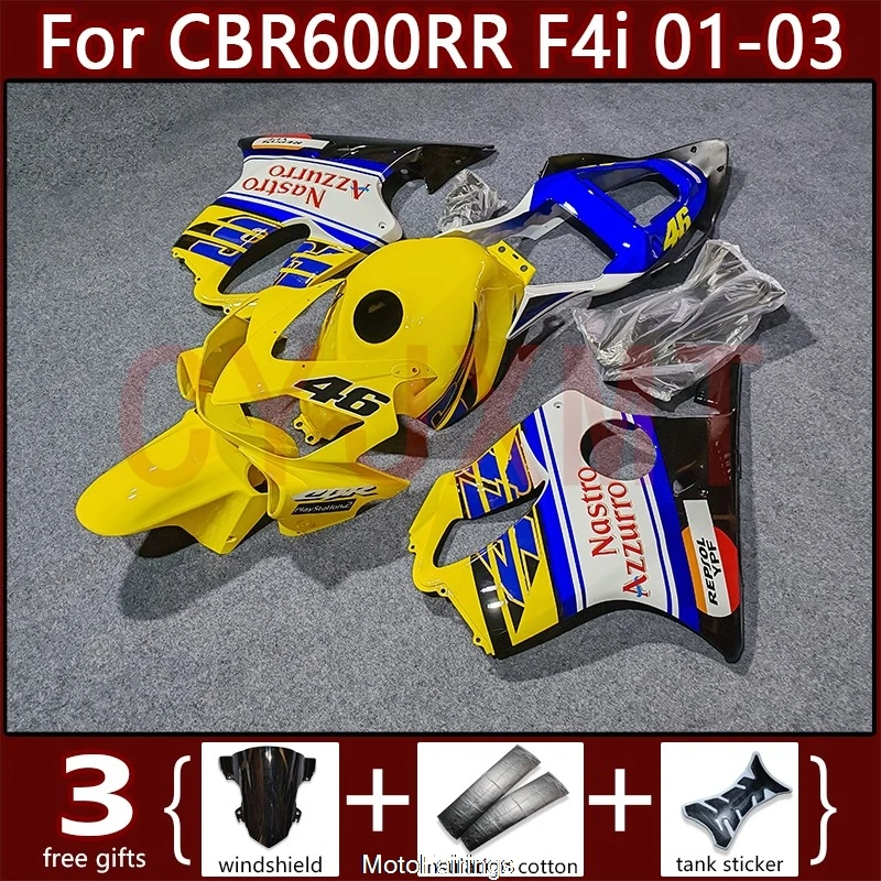 

ABS Injection Fairing Kit Set for CBR600RR F4i 2001-2003 Customize Motorcycle Bodywork Fairings CBR 600 01-03