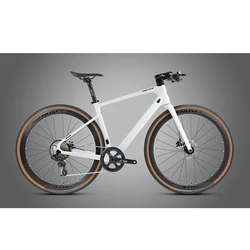 TWITTER Carbon Straight Handlebar NX-11S Gravel Bikes 700x40C Hybrid Urban Bicycle With Hydraulic Brake Disc Road Bike