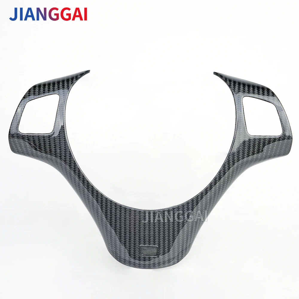 

Car Steering Wheel Trim Cover For BMW E87 E81 E82 E88 E84 E90 E91 E92 E93 Carbon Fiber Steering Wheel Trim Cover