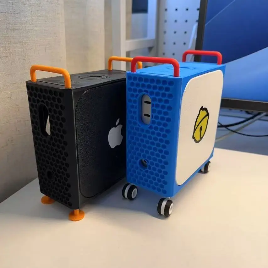 M4 host chassis for Mac Mini M4/Pro bracket mini chassis protective cover upgrade external hard drive box