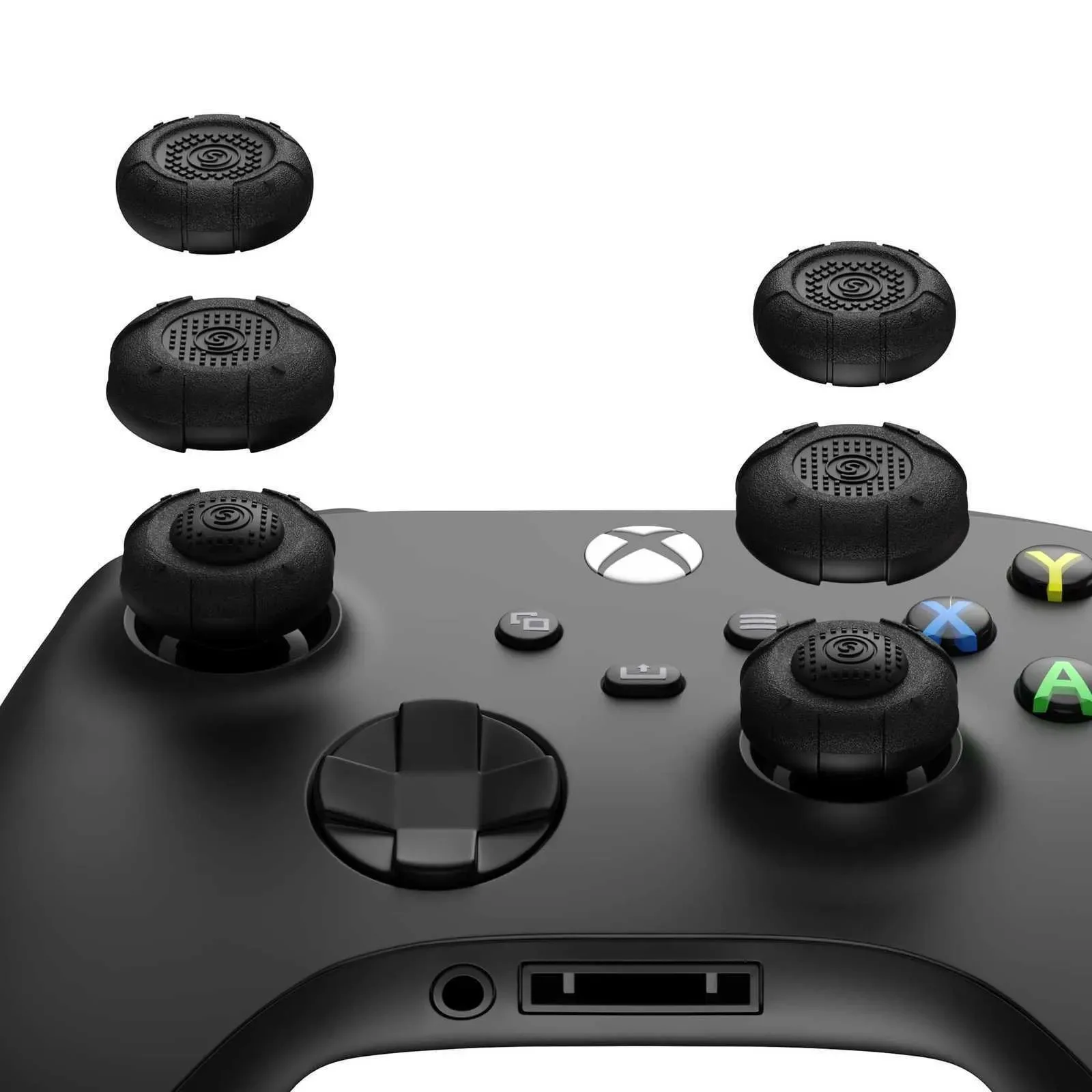 Geekshare 2 para silikonowa miękka uchwyt na kciuki osłona joysticka do kontroler do Xbox One wymiennego etui z kciukiem