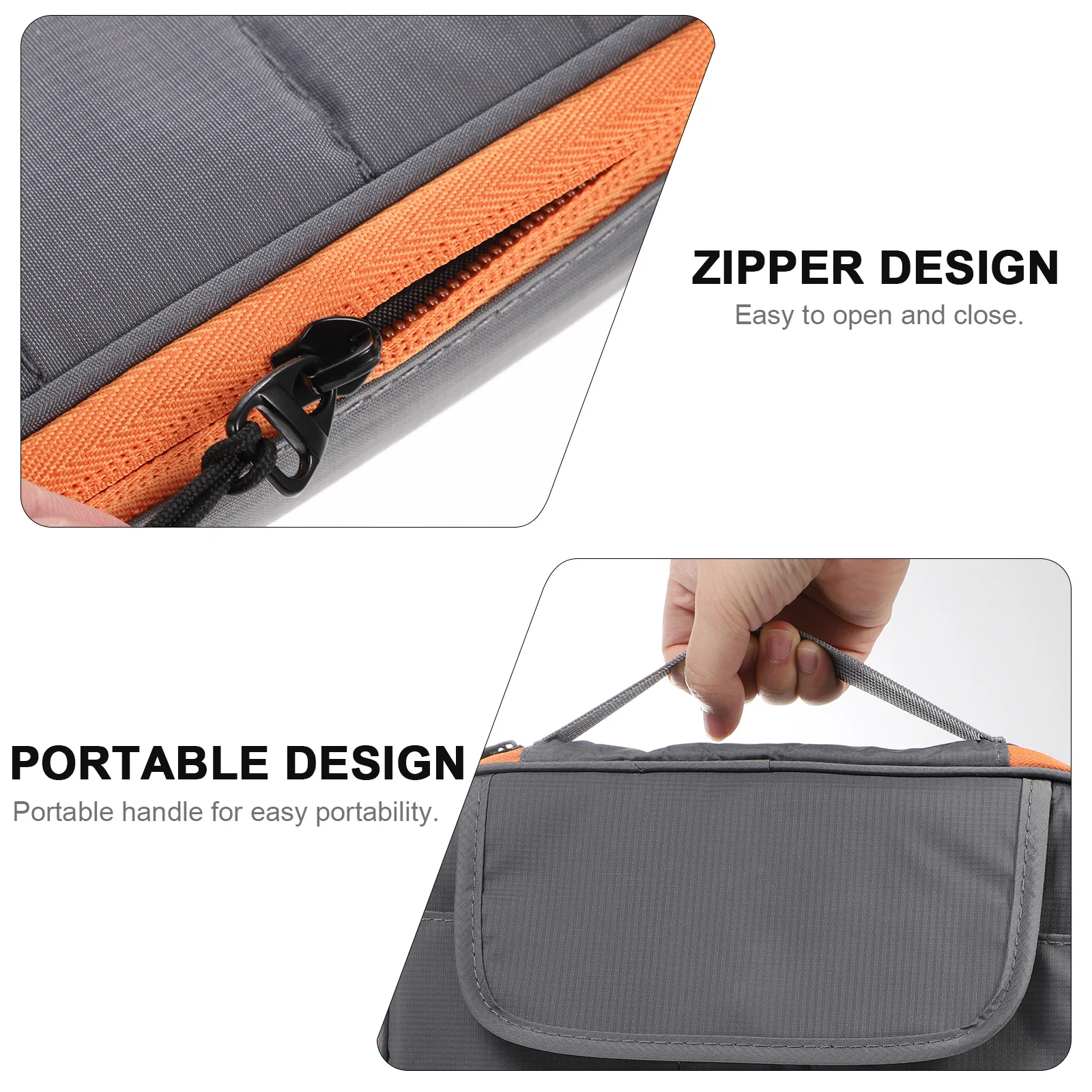 

Creative Travel Cable Organizer Bag Water Resistant Portable Cord Storage Bag For Earphones Chargers Digital Accessories
