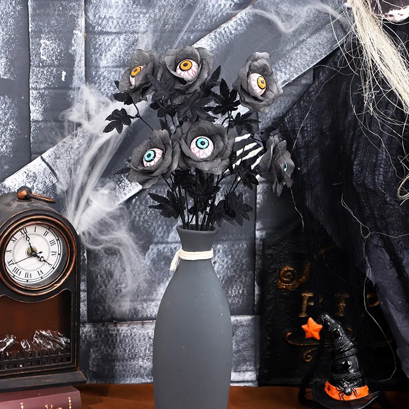 Squisita loween Bulbi oculari spaventosi Maple Le Decorazioni Creative ort Sve T-shirt da donna di marca cinese Faionable Tee