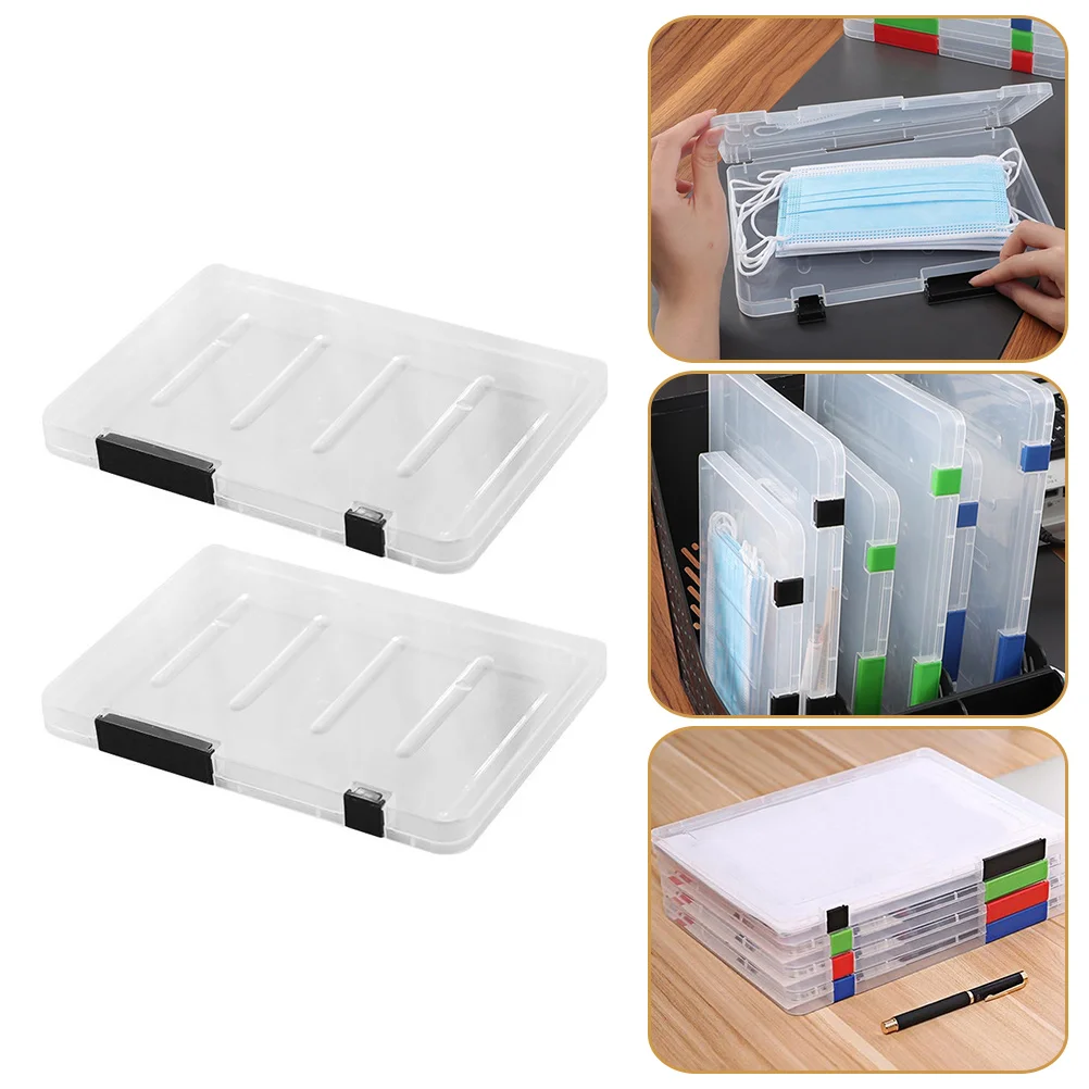 

Documents Organizer File Storage Box Plastic Files Holder Magazine Protectors Folder