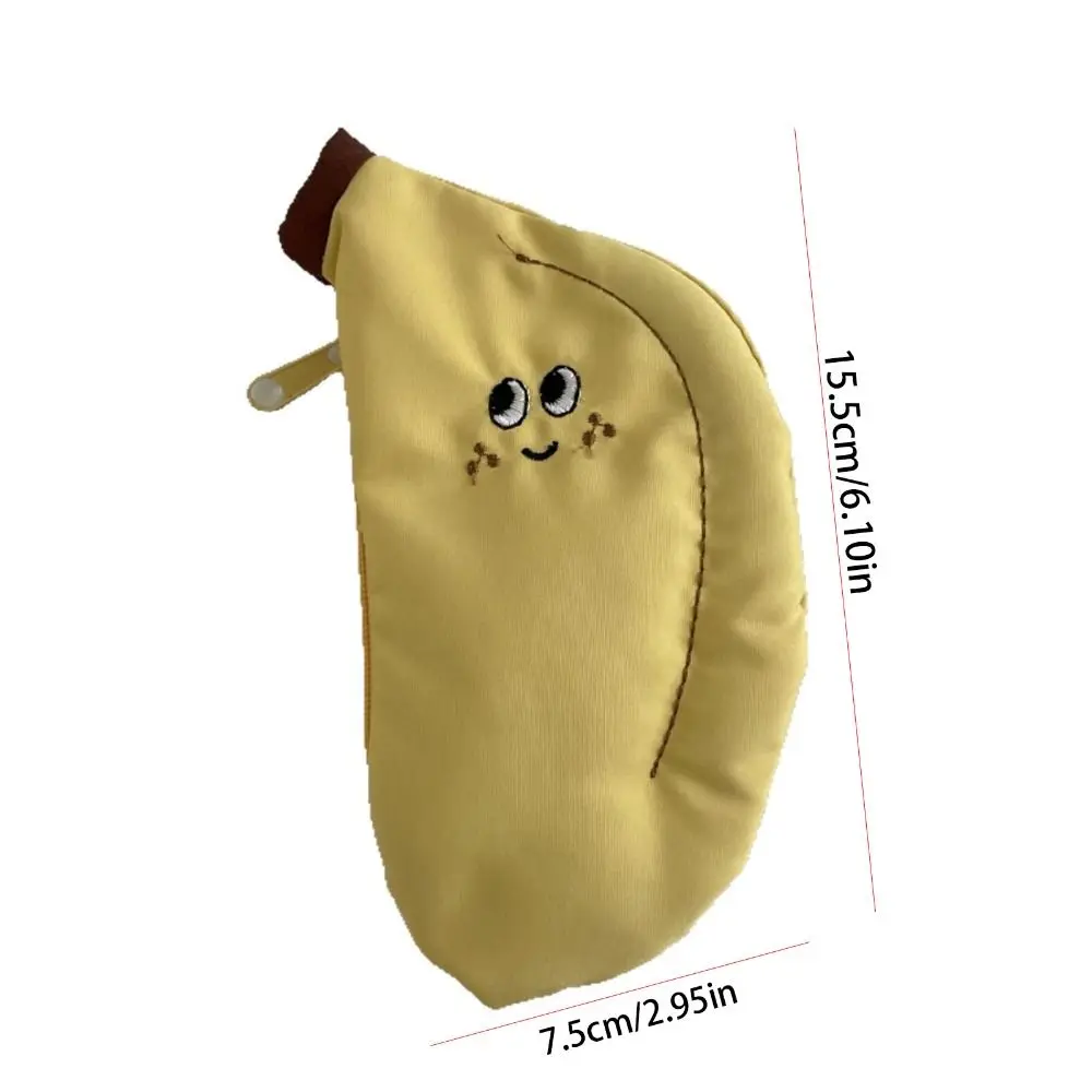 Coin Pouch Canvas Coin Purse Coin Bag Korean Style Banana Wallet Small Wallet Mini Storage Bag Earphone Storage Bag Children