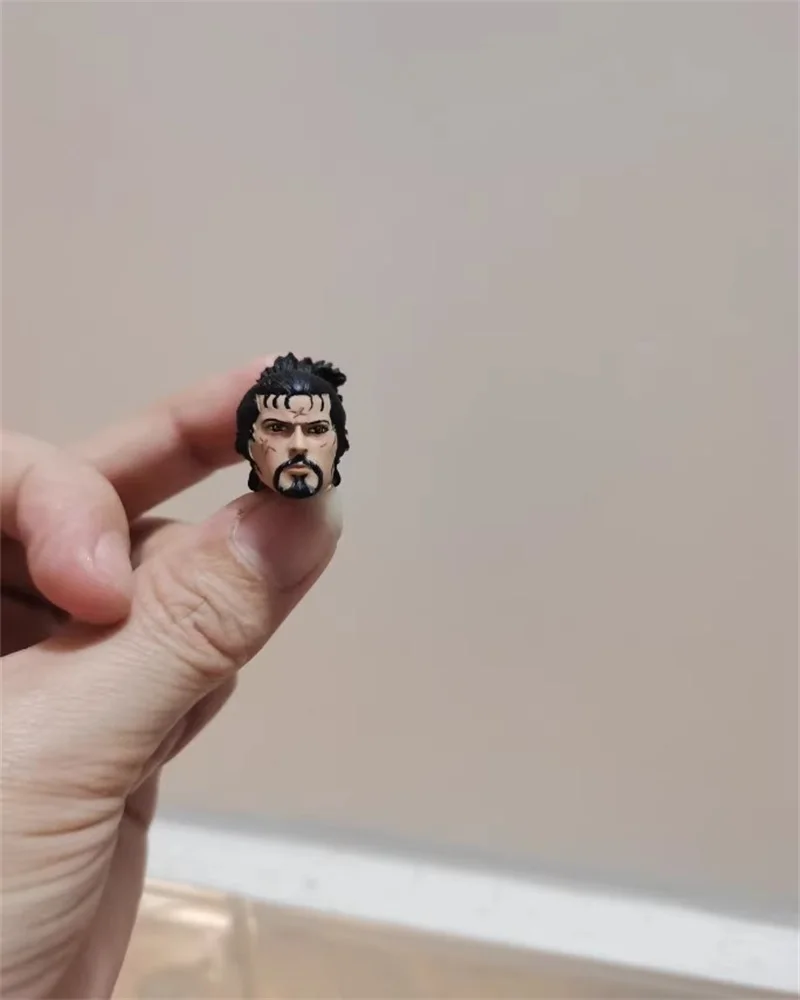 

Маленькие аксессуары для солдата в масштабе 1/12, самурай Миямото Мусаси, модель с резьбой по голове, игрушка, подходит для экшн-фигурки 6 дюймов, в наличии