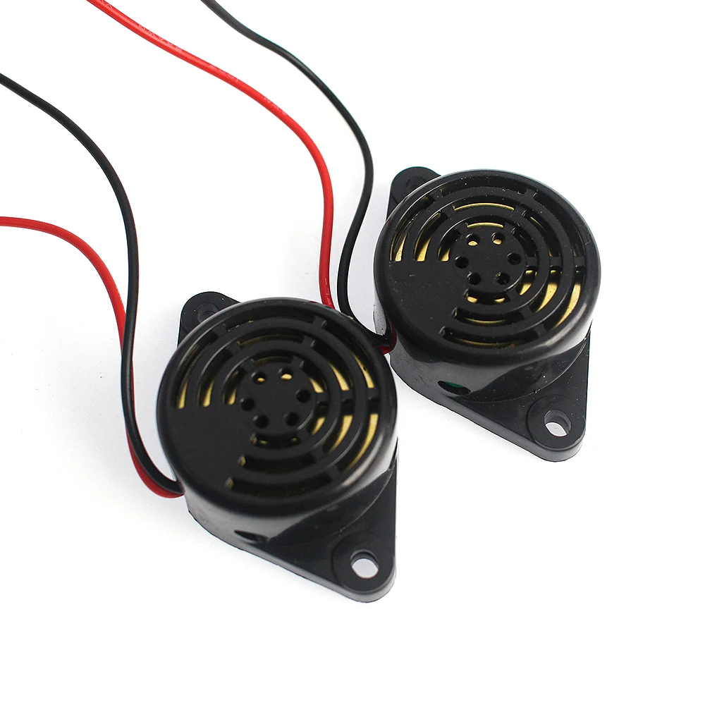 5 pçs SFM-27 campainha ativa dc 3-24v magnético longo tom de bip contínuo piezo campainha placa-mãe alto-falante de alta definição para arduino