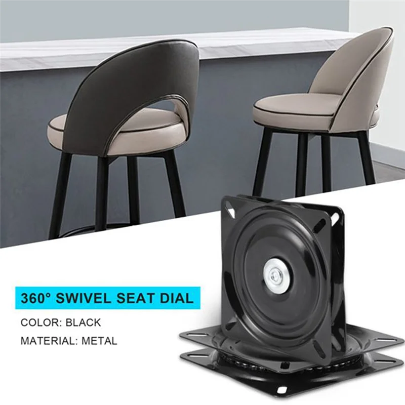 

ABLJ Bar Stool Swivel Replacement Metal Seat Turntable 360 Degree Swivel Seat Dial Seat Rotating Plate
