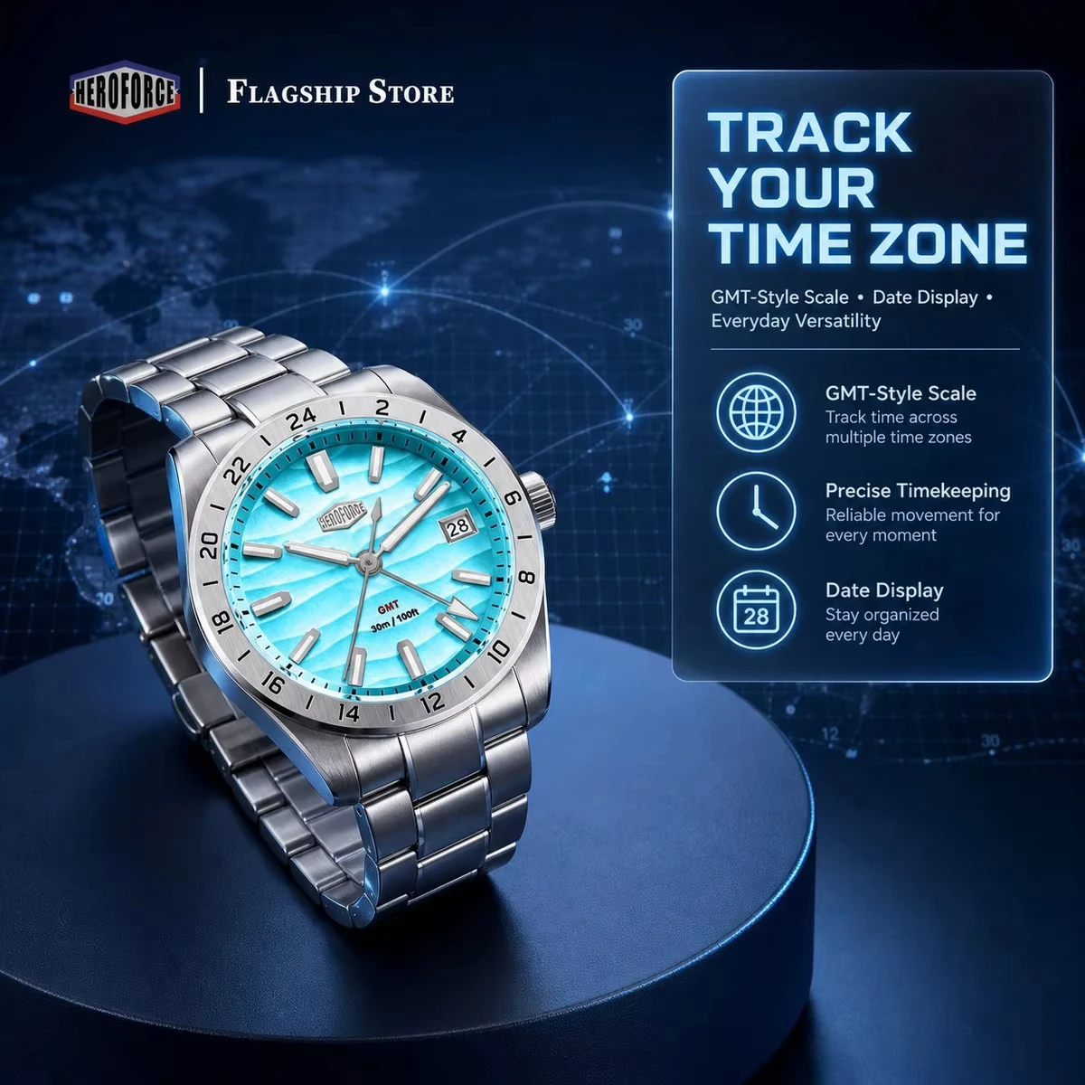Jam Tangan Pria HEROFORCE Kual - Luxury Watch La ulasan dan harga