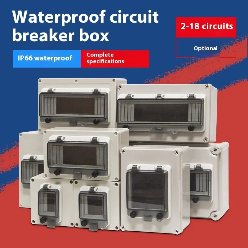 Industrial Outdoor Open Box Strong Plastic Electric Switch Leak Protection Circuit Breaker for Stronger Electrical Systems