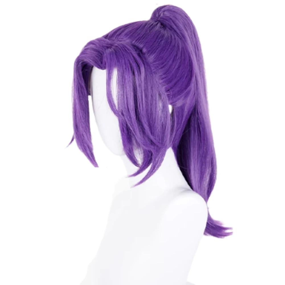 Fantasia Betsy Braddock Wigs Purple Hair Game Rival Disfraz Costume Accessories Girl Women Fantasy Halloween Carnival Party Prop