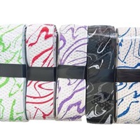 PU Baseball Bat Wrap Tapes Shock Absorption Over Grip Badminton Grip Tape Anti Slip Hand Tennis Sweatbands Padel Accessories