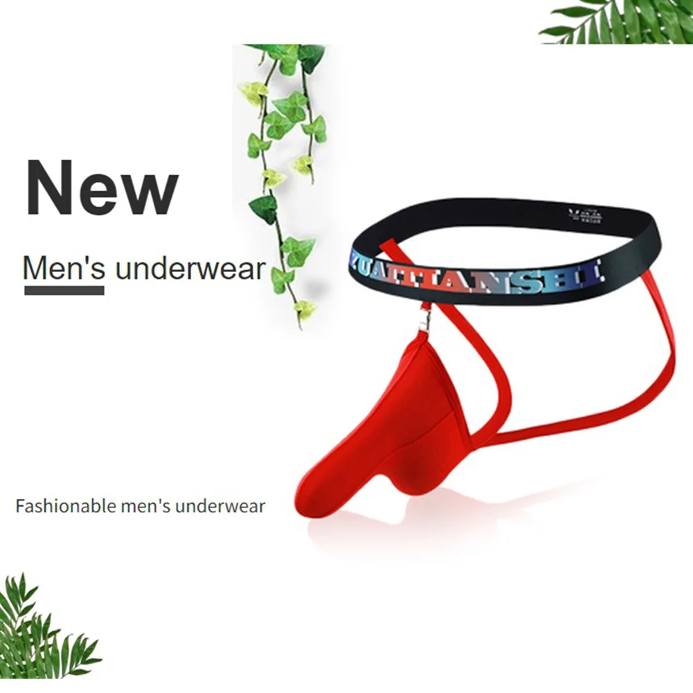 

For Daily Use S White Breathable Pouch Panties Male Sexy Underwear For Men Print G-String Classic Style Comfortable Fit