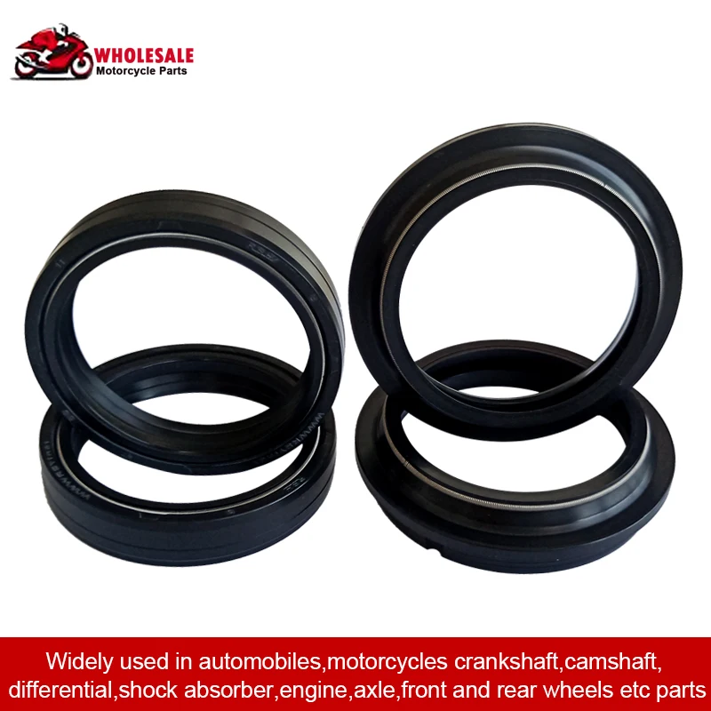 47x58x11 47 58 11 Front Shock Fork Damper Shaft Oil Seal Dust Cover For HONDA CRF250R CRF250X CRF250 R Enduro Off-Road 2004-2015