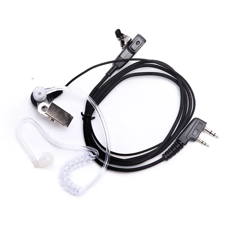 Walkie Talkie Earpiece Headset 2 Pin-K  Acoustic Air-Tube Headphone PTT MIC Baofeng Kenwood UV-5R Mini-5 Two Way Radio Accessory - view 5