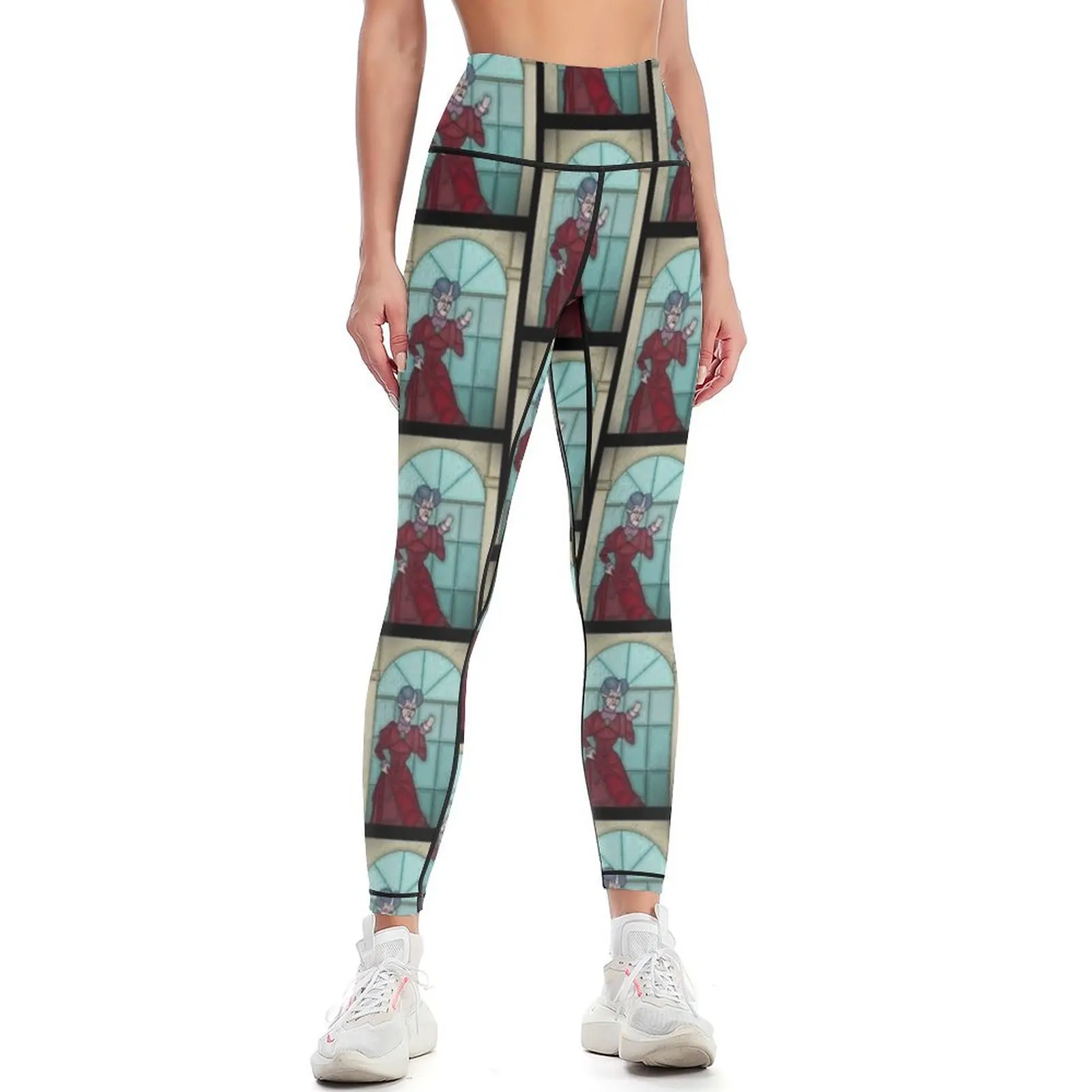 

What a wicked stepmother - stained glass villains Leggings Women's sportswear Women's push up push up tights for Womens Leggings