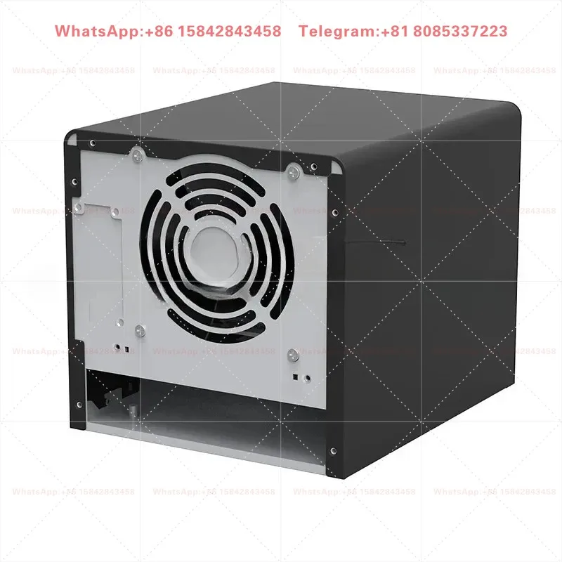 4-Bay Mini ITX NAS Case Home Office File Storage Server Chassis Support 3.5/2.5
