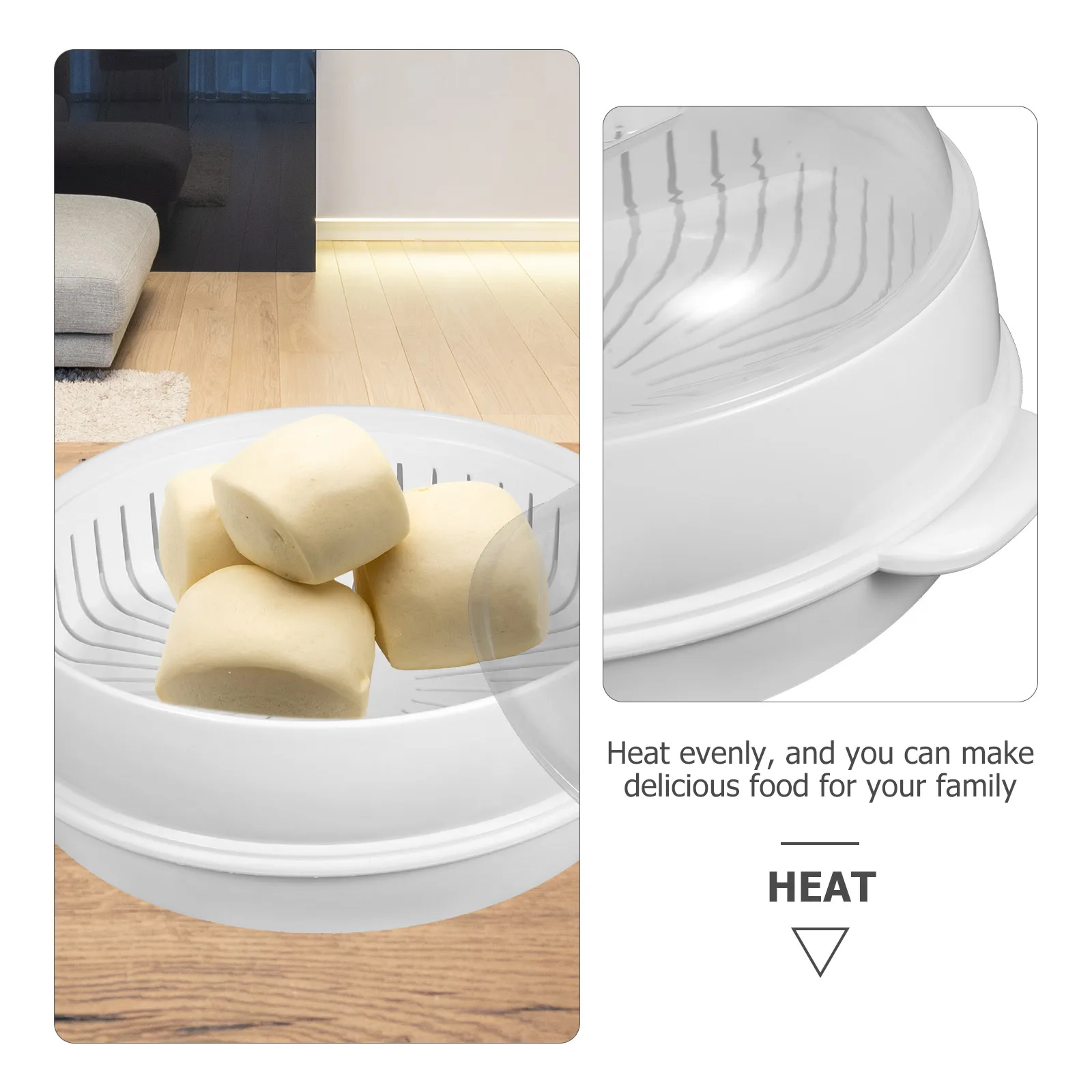 

Microwave Utensils Multifunction Cooking Tool Reusable Plastic Food Steamer High Temperature Resistant Kitchen Accessory