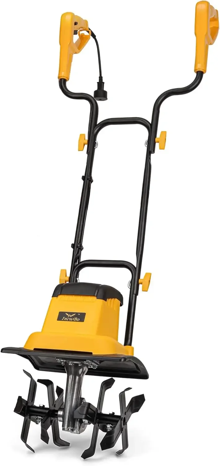 

Electric Cultivator Tiller Corded 85 Amp 12 Inch 8 Inch Depth 360RPM LT201D Socket