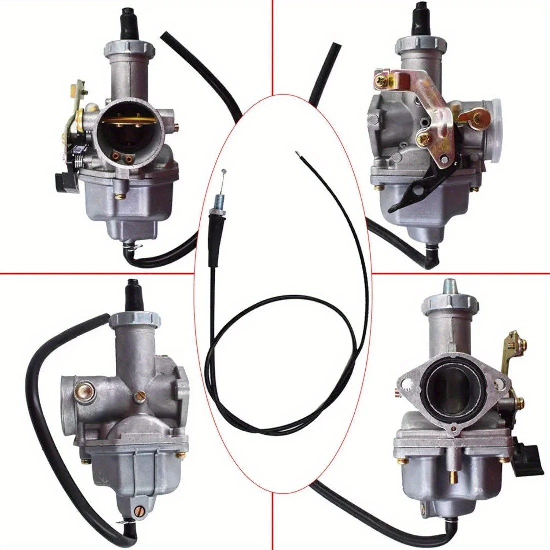 

Carburetor Carb with Throttle Cable Replacement for Sportrax 250 TRX250 TRX250EX 2001-2005