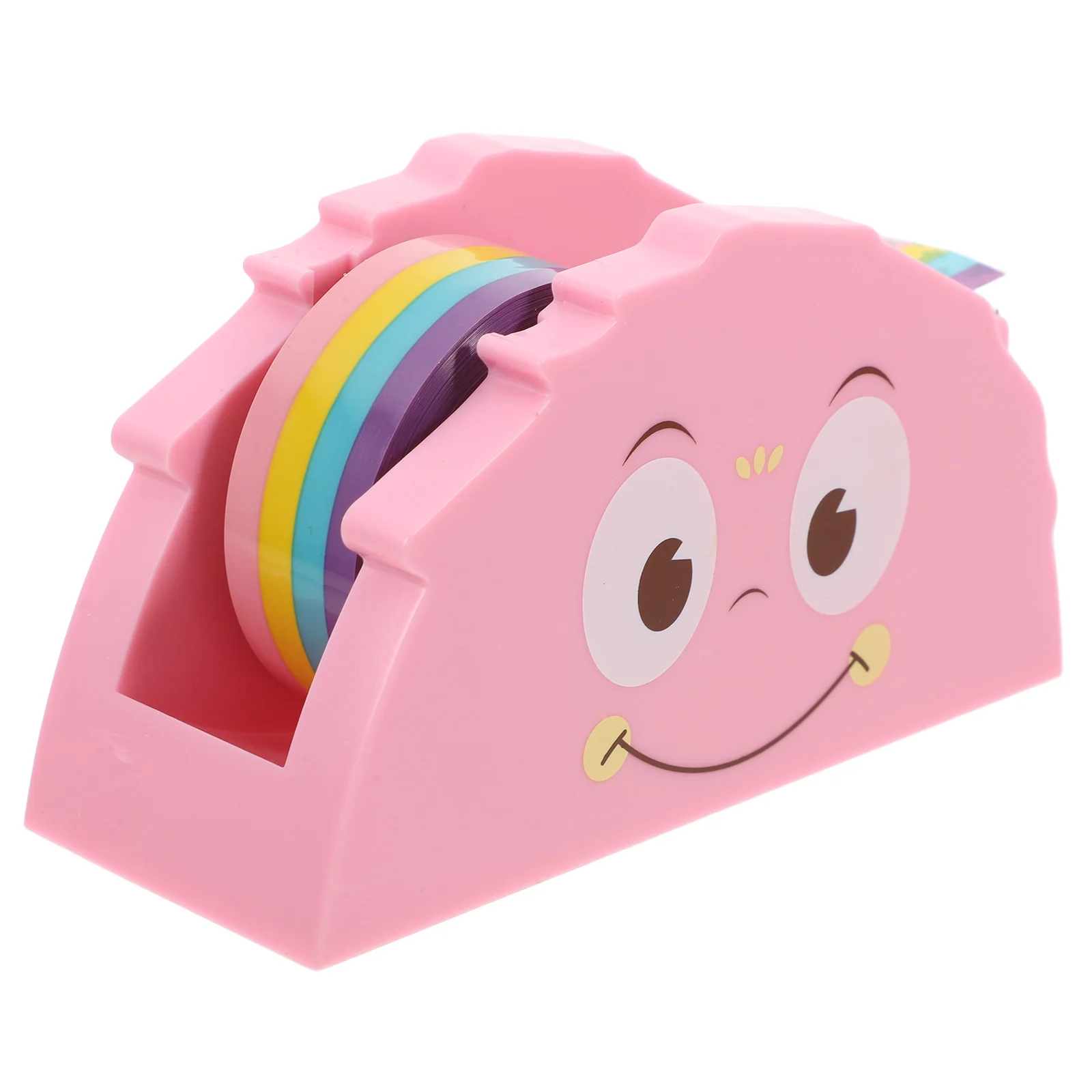 منظم مستلزمات مكتبي لموزع الشريط الكرتوني الرائع، قاعدة ثابتة لطيفة، ملحقات مكتبية سهلة التعبئة #1