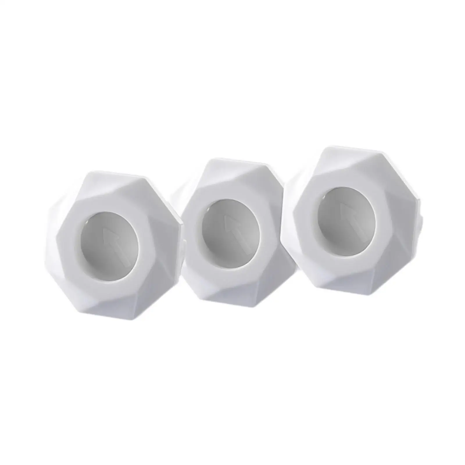 3 Pieces Sink Overflow Cover Metal Insert in Hole for Home Bathroom Fixtures