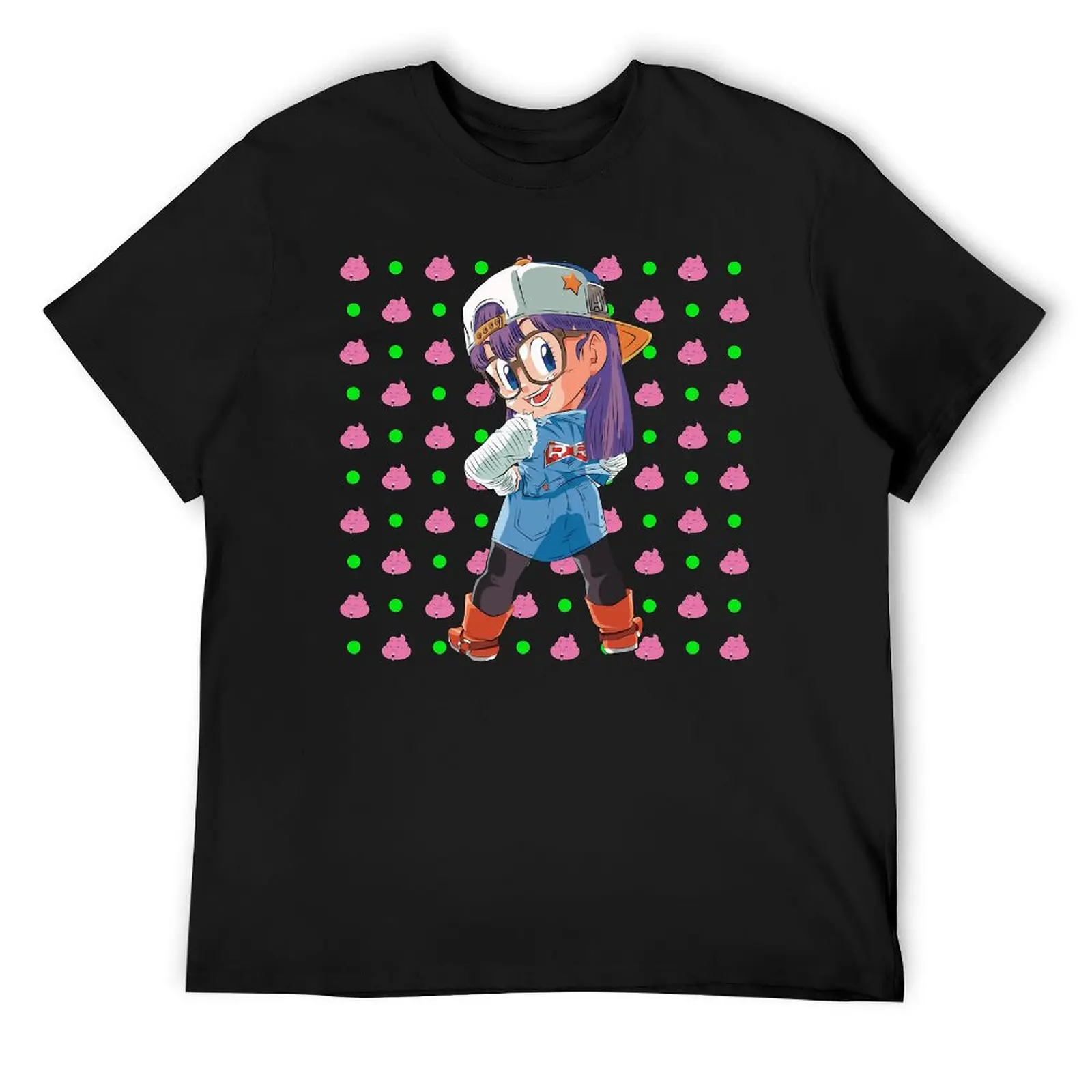 Dr. Slump   Arale Norimaki Essential for T-shirt Round Neck Sports  Humor Graphic T-shirts Funny Graphic Leisure USA Size