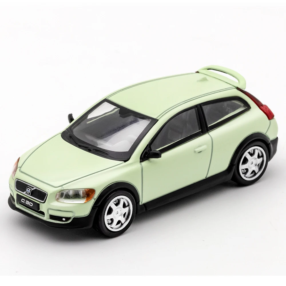 DCT 1/64 C30 Model Car Vintage Vehicle Hatchback Diecast Car Collection Toy Station Vehicle Gift For Adults With Display Case