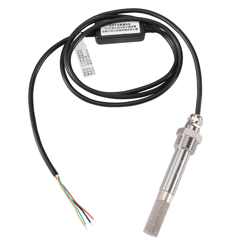 Thread G1/2 Analog Signal High-Accuracy 4-20Ma Temperature And Humidity Sensor, Pipeline Humidity Meter Transmitter