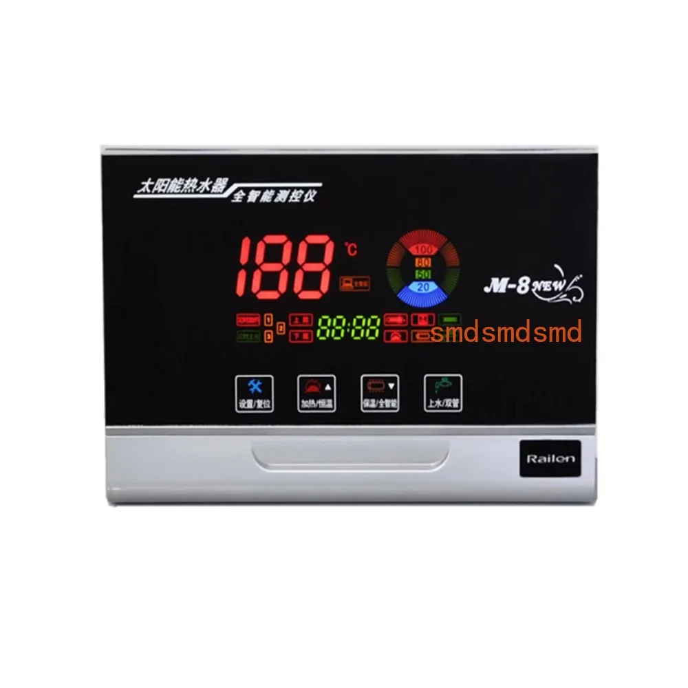 

Solar Water Heater Controller M-8 Intelligent Automatic Water Supply Temperature and Water Level Display Instrument