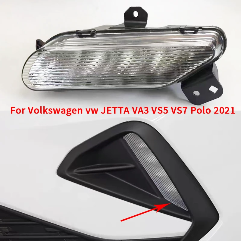 

For Volkswagen VW JETTA VA3 VS5 VS7 Polo 2021 Fog Lamp Cover Car Accessories Accesorios Para Auto