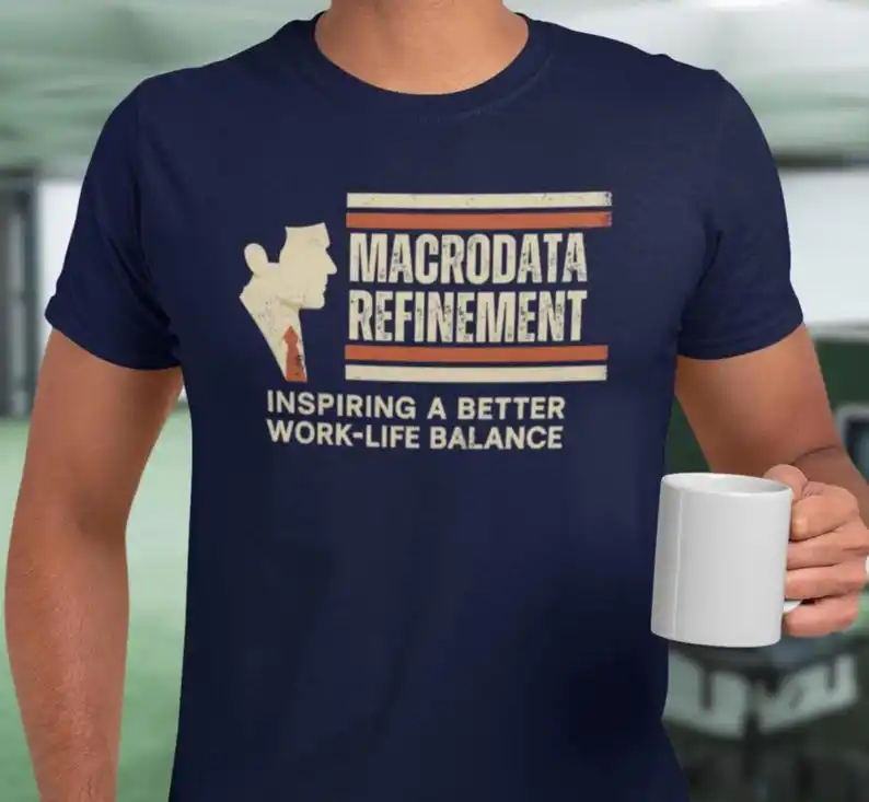 

Severance TV Show Vintage T-Shirt, Macrodata Refinement Department Retro Tee, Lumon Industries Merch, Severance Fan Gift