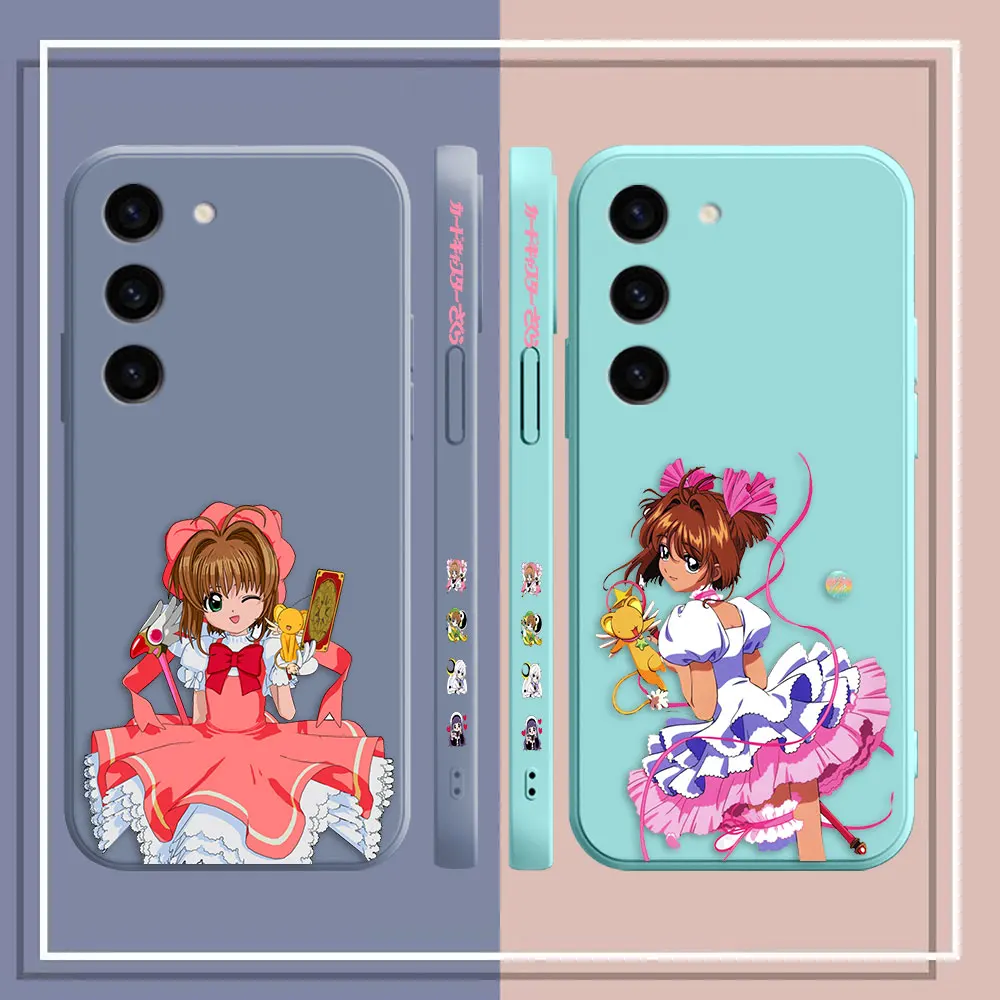 Sakura Kinomoto Cardcaptor Sakura Phone Case For Samsung S23 S22 S21 S20 FE S11 S11E S10 S10E S9 S30 Ultra Plus 4G 5G Case Funda