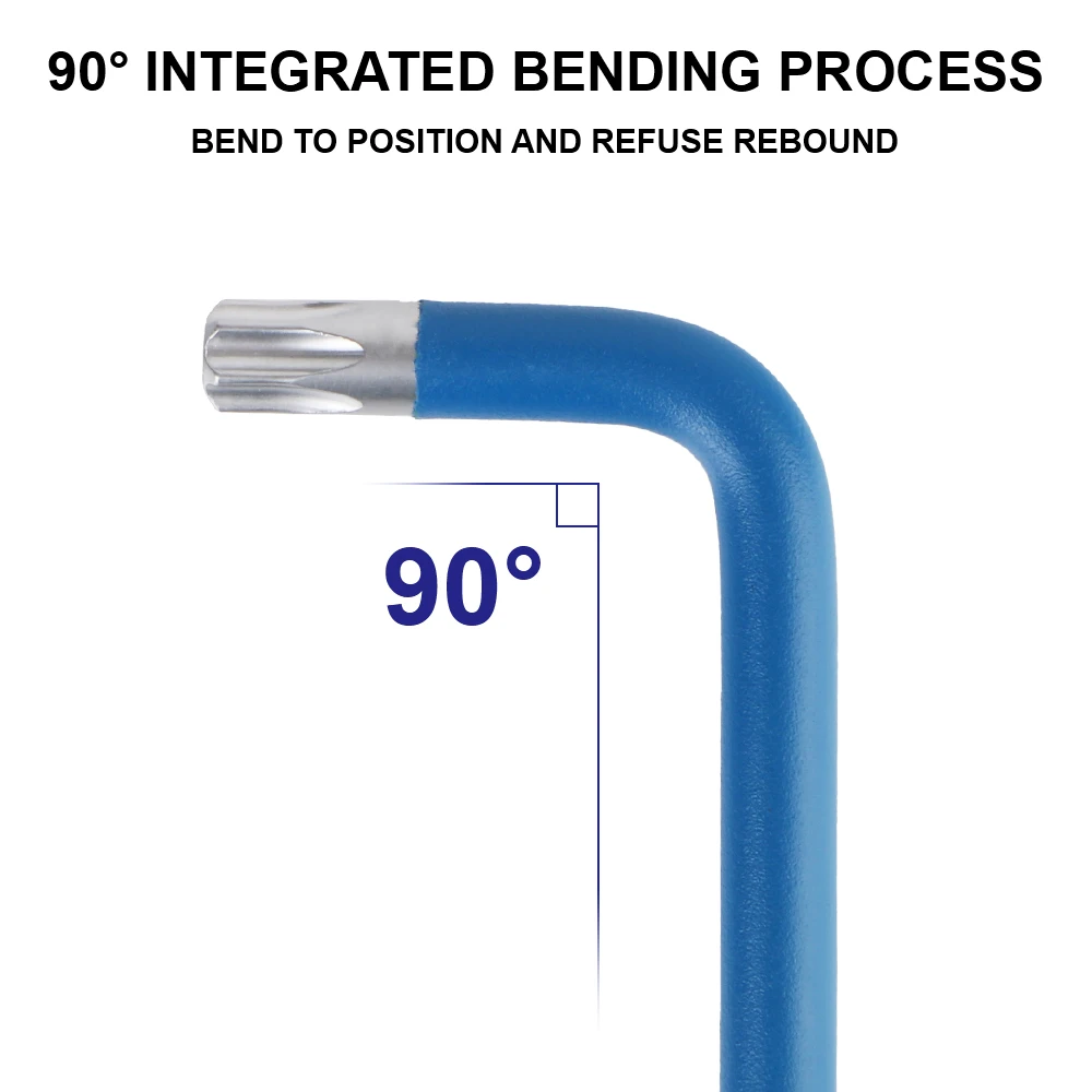 Inner Hexagonal Wrench Durable Portable 9Pcs Hex Wrench Screwdriver Set Color Non Slip Anti Rust Hexagonal Wrench Set Tool