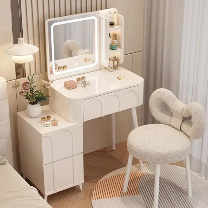 Grey Nordic Dresser Table Bedroom Simple White Makeup Vanity Dresser Living Room Mobile Coiffeuse De Chambre Home Furniture