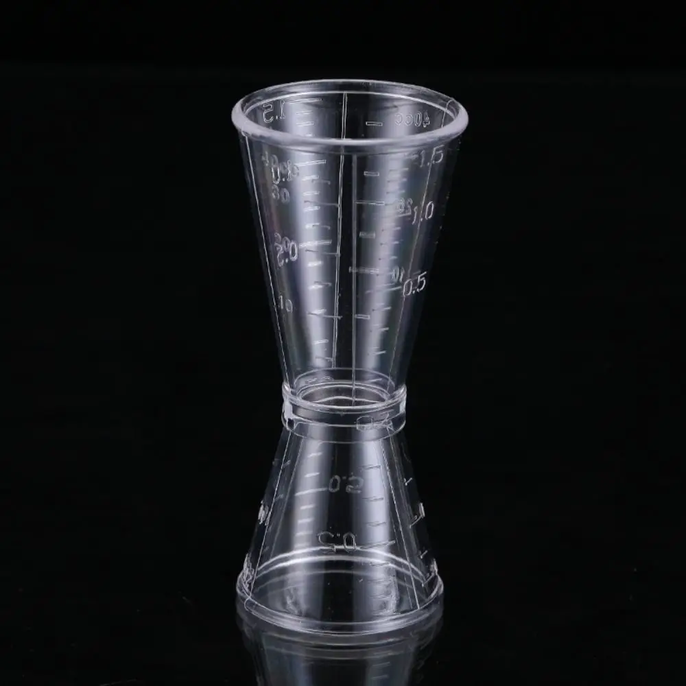 New PP Measure Cup 10/20cc Transparent Double Shot Kitchen Supplies Double headed Liquid Measuring Cup