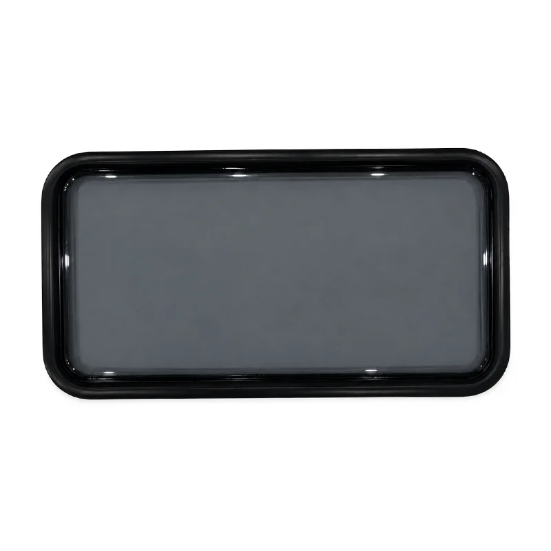 Motor Caravan Acrylic Fixed Caravan Motor Caravan Side Window Pop Up Camper Round Corner Window