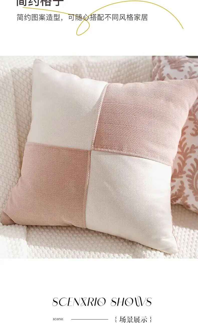 Boho Blumenbestickte Kissenbezüge, superweiche, getuftete Plüsch-Dekokissenhüllen für Sofa, Bett, Wohnzimmer, Heimdekoration – Detail 7