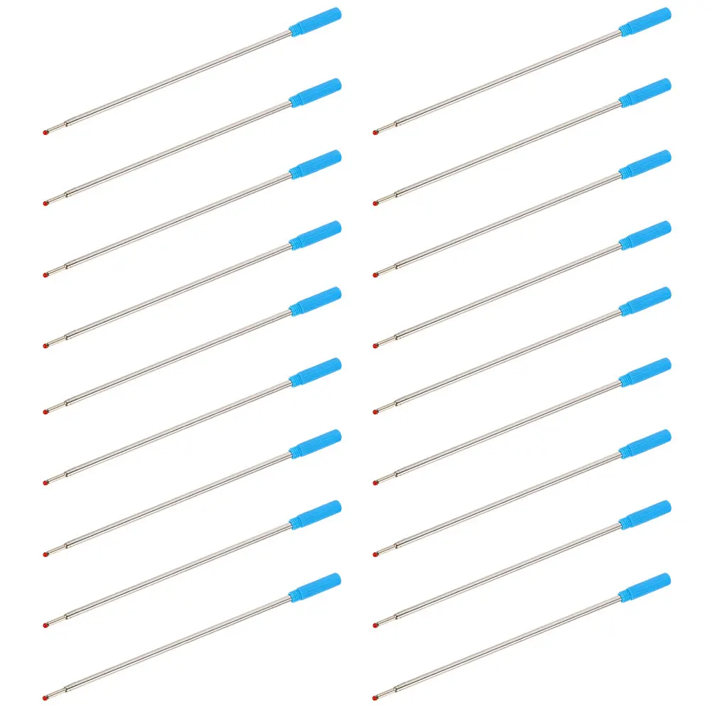 

30Pcs Creative Blue Ballpoint Pen Refills Smooth Lubrication for School Study Office Favors Goodie Bags