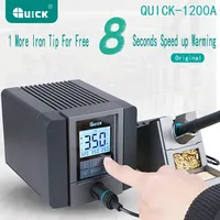 Newest 220V 120W QUICK TS1200A intelligent touch lead-free soldering station electric iron anti-static soldering iron station