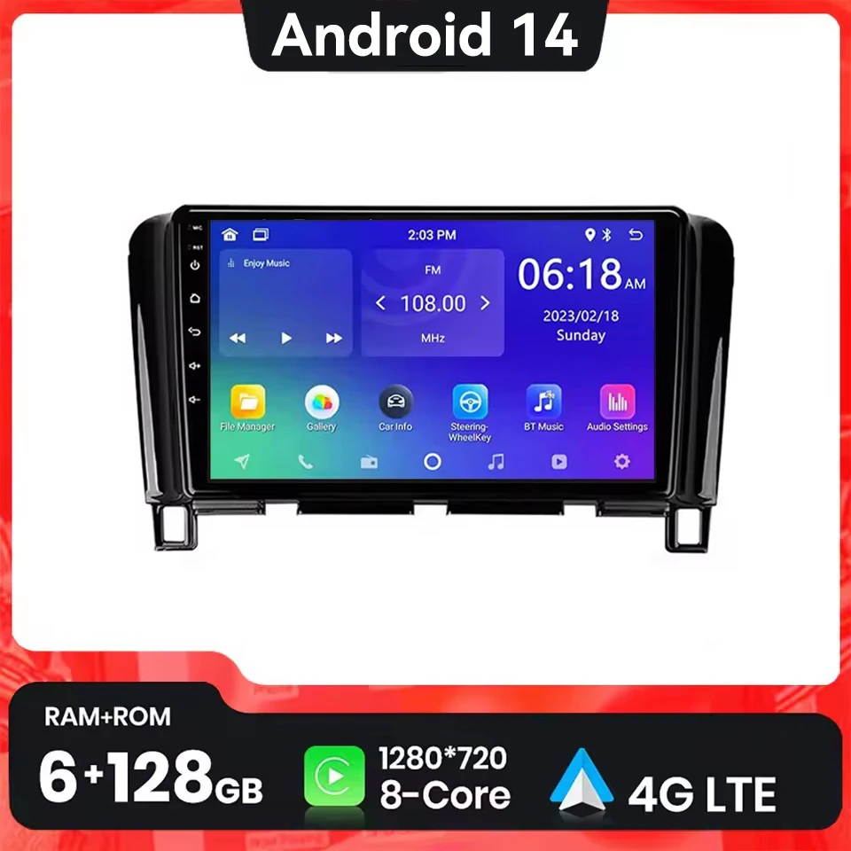 

Autoradio Android 14 For Nissan Serena 4 C26 2010-2016 Navigation GPS Carplay Multimedia Player Stereo Auto BT FM DSP Head Unit