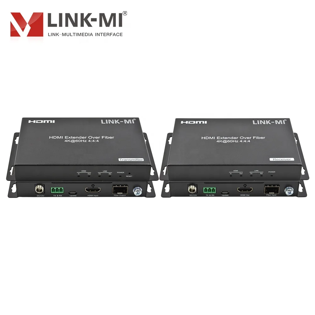 

Оптоволокно HDR 4K60 Гц для расширителя HDMI, передача AV дальнего действия, 60 км, видеоразветвители и преобразователи