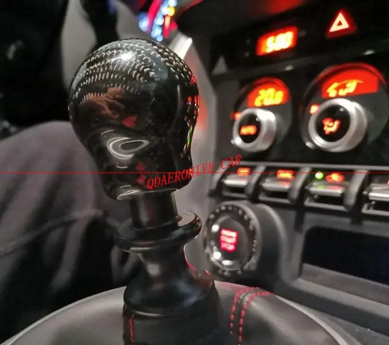 

QDAEROHIVE Carbon fiber+aluminium alloy car Gearshift knob for Subaru GT86 BRZ WRX STI