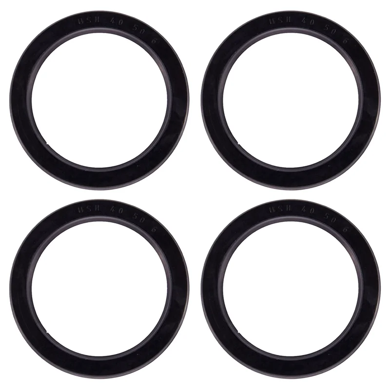 4x Push 40mm x 50mm x 6mm Hydraulik zylinder Gummi dicht ring