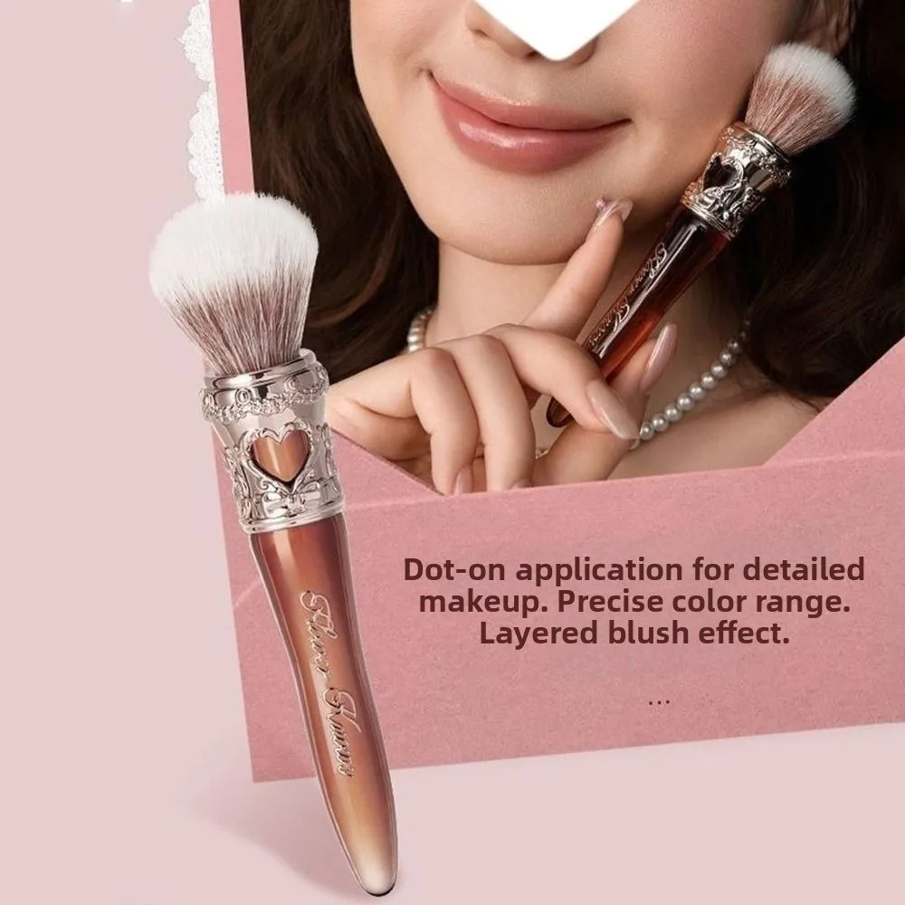 Nouveau pinceau à Blush arrondi à pointe ronde, fard à paupières de conte de fées, pinceau de mélange doux pour les yeux et le visage